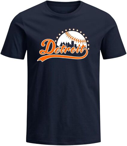 Classical City Men's Apparel for Baseball Fans Short Sleeve Shirt Cityscape Skyline T-shirt for Men Women in Saudi Arabia