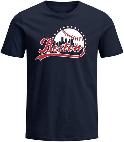 Classical City Men's Apparel for Baseball Fans Short Sleeve Shirt Cityscape Skyline T-shirt for Men Women in Saudi Arabia