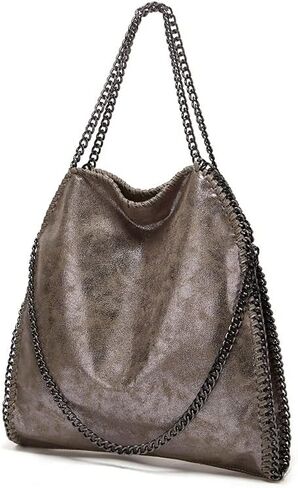 Women Handbag Large Capacity Tote bag Crossbody Shoulder Bag Fashion Hobo Chain Bag Purse for Women in Saudi Arabia