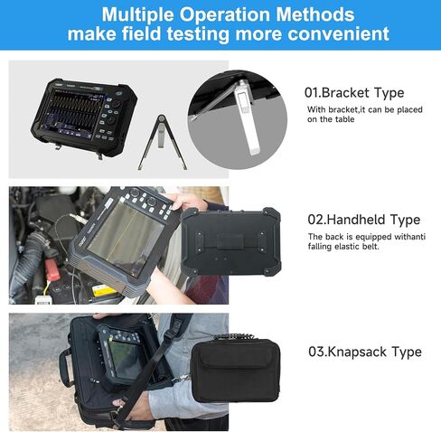 OWON TAO3104 4CH Handheld Digital Oscilloscope with 100MHz Bandwidth and 1GS/s Sample Rate,40M record length,SCPI, and LabVIEW Supported, 8 inch high resolution LCD in Saudi Arabia