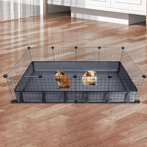 Guinea Pig Cage Liner Pet Bedding Base Waterproof Oxford Guinea Pig Cage Bottom Suitable for C & C Cage Panel (No Cage) in Saudi Arabia