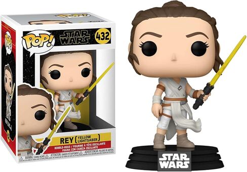 Funko POP Star Wars: Rise of Skywalker - Ben Solo with Blue Saber Vinyl Bobblehead, Multicolor, Standard (51480) in Saudi Arabia