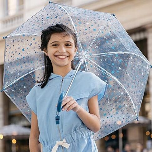 SMATI Stick Kids'Umbrella Birdcage Clear Bubble See Through Transparent in Kuwait
