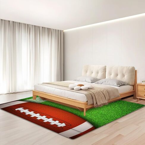 سجادة منطقة أوراق الشجر الذهبية مقاس 5 × 6 بوصة من QH سجاد كبير قابل للغسل وغير قابل للانزلاق لغرفة المعيشة والمطبخ وغرفة النوم وغرفة الطعام وديكور المنزل الخارجي in Kuwait