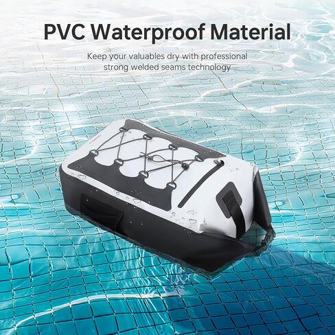 حقيبة ظهر جافة مقاومة للماء سعة 30 لتر من Omnpak، حقيبة ظهر مقاومة للماء تحافظ على جفاف المعدات، حقيبة جافة عائمة للتجديف بالكاياك، الشاطئ، التجديف، القوارب، المشي لمسافات طويلة، بناء PVC in Kuwait