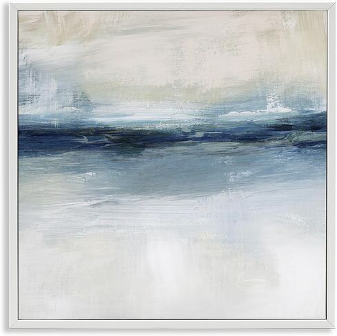 Stupell Industries Timeless Nautical Gloomy Sea Horizon Line، تصميم بواسطة Nina Blue، 30 × 30 in Kuwait