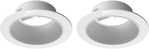 NICOR Lighting مقاس 6 بوصات، حواف بيضاء مجوفة، تناسب المساكن مقاس 6 بوصات (17510) in Saudi Arabia