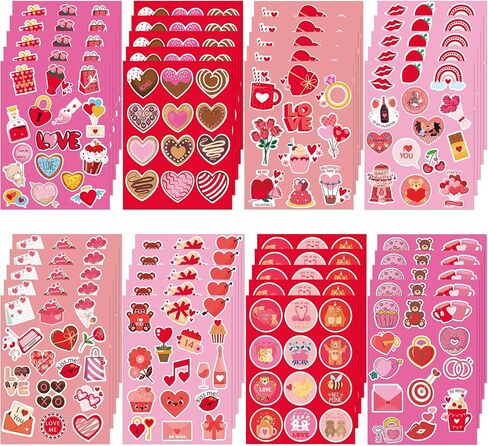 SEPGLITTER St Patricks Day Stickers for Kids, 40 Sheets Lucky Shamrock Stickers St Patricks Day Party Favors for Kids Party Supplies Envelopes Cards Craft Scrapbooking Decorative in Kuwait