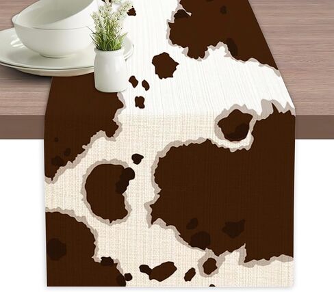 الأخضر الغريبة الجدول عداء مضمد والأوشحة الموسمية الكتان tablerunner للداخلية في الهواء الطلق المطبخ المنزل حزب عطلة طاولة الطعام ديكور 13 × 70 بوصة in Kuwait