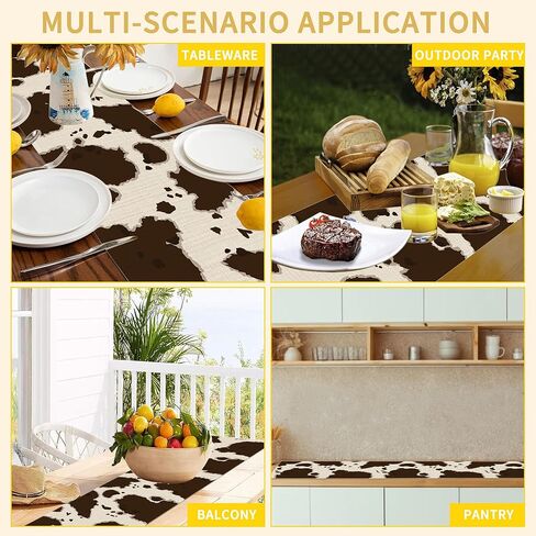 الأخضر الغريبة الجدول عداء مضمد والأوشحة الموسمية الكتان tablerunner للداخلية في الهواء الطلق المطبخ المنزل حزب عطلة طاولة الطعام ديكور 13 × 70 بوصة in Kuwait