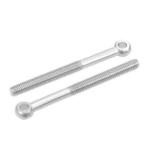 uxcell M12 x 80mm 304 Stainless Steel Machine Shoulder Lift Eye Bolt Rigging 5pcs