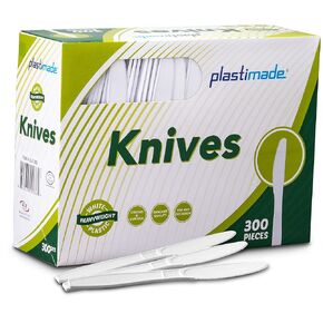 [300 Tea Spoons] Plastimade White Disposable Extra Heavyweight Plastic Spoons, Ideal For Wedding, Catering, Parties, Buffets, Events, Or Everyday Use, 1 Pack