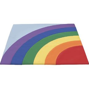 سجادة نشاط سوفت سكيب رينبو 10393-AS من Factory Direct Partners للرضع والأطفال الصغار، وقت الاستلقاء على البطن للأطفال، لعب إسفنجي ناعم ملون - متنوعة in Kuwait