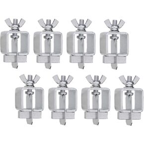 ABN Butt Welding Clamps - 16 Piece Small Welding Clamps Auto Body Panel Clamps for Edge to Edge Welding