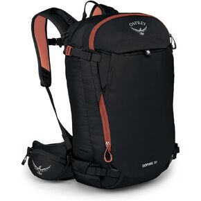 Osprey Sopris 30L Women's Ski and Snowboard Backpack, Emberglow Orange