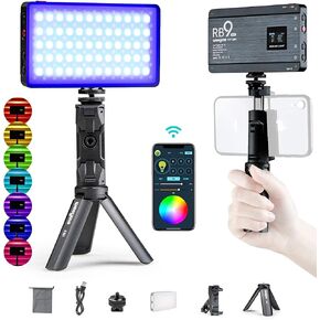 Weeylite Bi-Color COB Video Light, 60w LED Continuous Output Lighting Spotlight for Photography Studio/Outdoor Photography/Video Recording 2800K-6800K,70400lux@0.5m, CRI 95+/TLCI 95+, 12 Effects