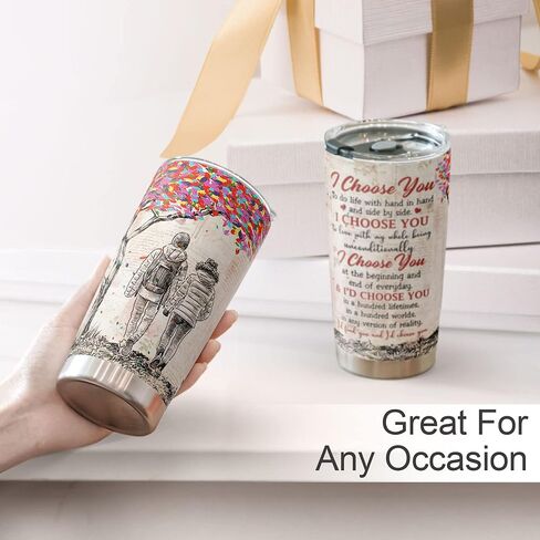 Macorner Gifts for Wife - Wife Gifts - Romatic Valentines day gifts for Her - Valentines day gifts for wife - Stainless Steel Tumbler 20oz I Love You Wife Gifts in Saudi Arabia