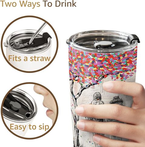 Macorner Gifts for Wife - Wife Gifts - Romatic Valentines day gifts for Her - Valentines day gifts for wife - Stainless Steel Tumbler 20oz I Love You Wife Gifts in Saudi Arabia