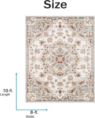 Area Rugs for Living Room Non Slip Bedroom Rugs Machine Washable Carpet Stain Resistant Home Decor Low Pile in Saudi Arabia