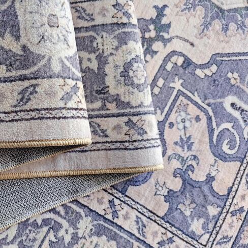 Area Rugs for Living Room Non Slip Bedroom Rugs Machine Washable Carpet Stain Resistant Home Decor Low Pile in Saudi Arabia