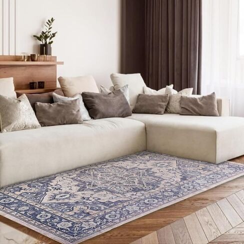 Area Rugs for Living Room Non Slip Bedroom Rugs Machine Washable Carpet Stain Resistant Home Decor Low Pile in Saudi Arabia