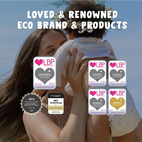 Eco by Naty Pull Ups - Hypoallergenic and Chemical-Free Training Pants, Highly Absorbent and Eco Friendly Pull Ups for Boys and Girls - Size (4) 2T-3T (18-33 lbs) - 22 Count in Kuwait