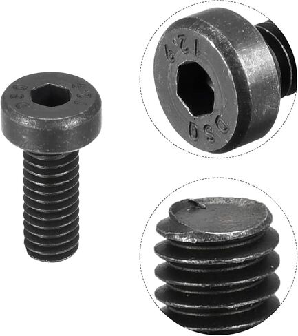 Uxcell M4x20mm مقبس سداسي رفيع غطاء رأس براغي 12.9 درجة من الفولاذ الكربوني 20 قطعة in Saudi Arabia