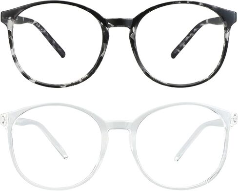 LifeArt 2 Pairs Blue Light Blocking Glasses, Anti Eyestrain, Computer Reading Glasses, Gaming Glasses, TV Glasses Women Men… in Saudi Arabia