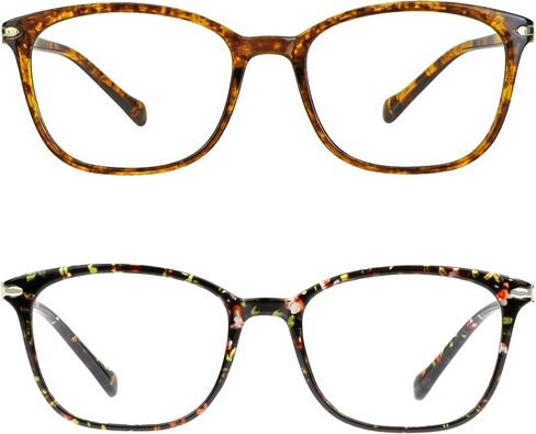 LifeArt 2 Pairs Blue Light Blocking Glasses, Anti Eyestrain, Computer Reading Glasses, Gaming Glasses, TV Glasses Women Men… in Saudi Arabia