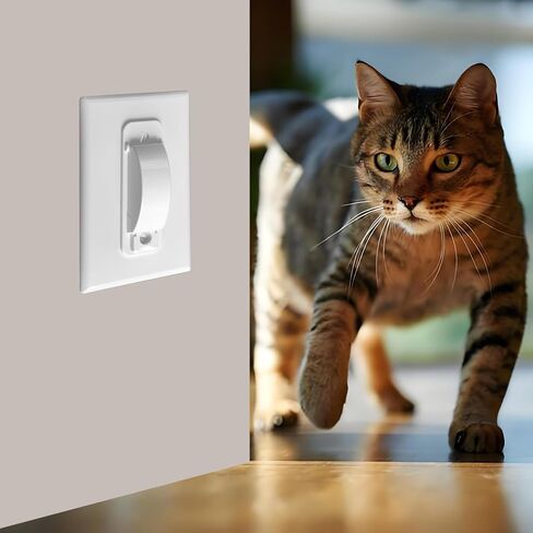 2 Pack Toggle Light Switch Cover Guard, Baby Proof, Clear | Wall Switch Protector, Prevents Accidental On/Off, Protects Circuits from Kids & Pets, Easy Install, Screws Included in Saudi Arabia