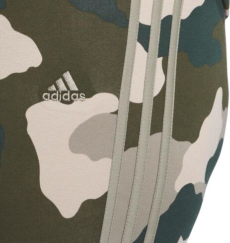 بنطال ضيق للنساء من adidas مقاس كبير Essentials 3-Stripes مموه مطبوع بطول 7/8 in Saudi Arabia