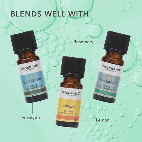 Tisserand Ethically Harvested Pure Essential Oil - Essentials for Menstrual Cycle Regulation and Soothing Digestive Spasms - Clary Sage - 0.3 oz in Saudi Arabia