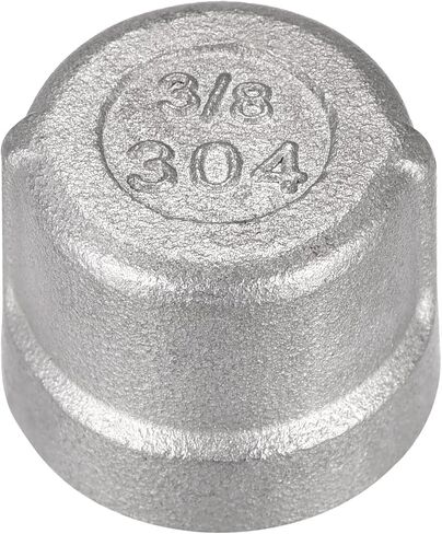 uxcell 304 Stainless Steel Pipe End Cap Fitting 1/4 NPT Female Thread Plug in Saudi Arabia