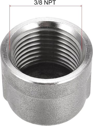 uxcell 304 Stainless Steel Pipe End Cap Fitting 1/4 NPT Female Thread Plug in Saudi Arabia