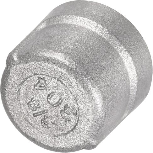 uxcell 304 Stainless Steel Pipe End Cap Fitting 1/4 NPT Female Thread Plug in Saudi Arabia