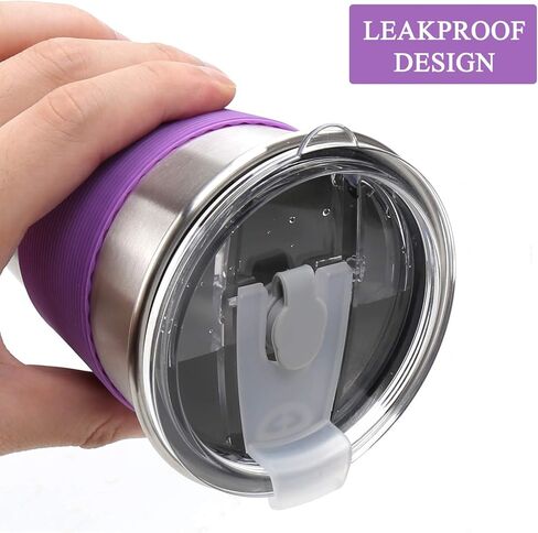 كوب روميكا المضاد للانسكاب من الفولاذ المقاوم للصدأ، أكواب للأطفال الصغار سعة 8 أونصة مزودة بماصات وأغطية، أكواب مياه صغيرة غير قابلة للكسر بأكمام ملونة للأطفال الأولاد والبنات in Kuwait