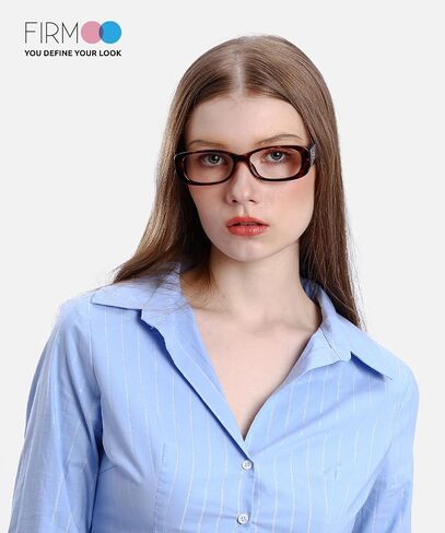 Firmoo Retro Rectangle Blue Light نظارات القراءة للنساء والرجال 90S Vintage إطار صغير نظارات القراءة الكمبيوتر in Saudi Arabia