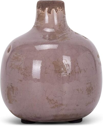 47th & Main Rustic Ceramic Vase, Mini, Gray-Blue in Saudi Arabia