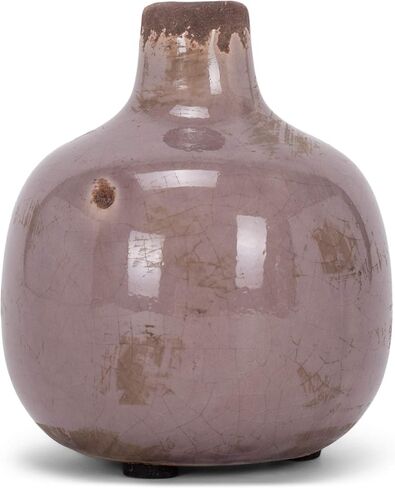 47th & Main Rustic Ceramic Vase, Mini, Gray-Blue in Saudi Arabia