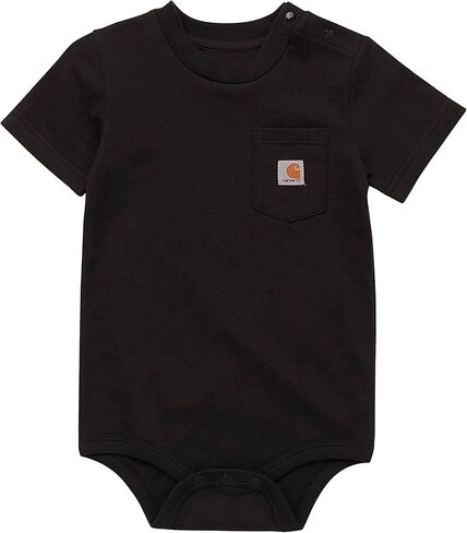 Carhartt Unisex Baby Short-sleeve Bodysuit Pocket T-shirt Onesie in Saudi Arabia