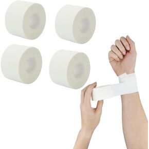 Athletic Sports Medical Tape - No Sticky Residue & Easy to Tear Very Strong Tape for Athlete & Sport Trainers & First Aid Injury Wrap Perfect for Fingers Ankles 1.5in X 30ft (Navy Blue)