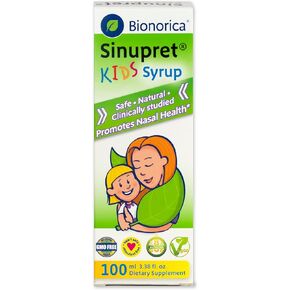 Sinupret Kids Syrup, Sinus Respiratory & Immune Support, 3.38-Ounce