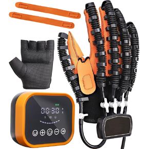 Rehabilitation Robot Gloves Upgrade Hemiplegia Hand Stroke Recovery Equipment with USB Chargeable and Strength Adjustment