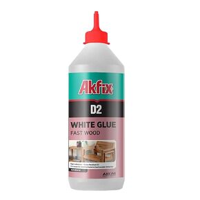 Akfix D3 Bookbinding Glue (1x17.6 fl.oz)- Acid-Free and Oderless White Adhesive, PVA Formula for Bookbinding, Book Repair, Framing, Collages, Paper Art and Crafts | 17.6 fl.oz. 1 Pack