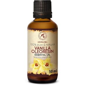 Vanilla Oleoresin Essential Oil 1.0 Fl Oz - 30ml - Vanilla Planifolia - 100% Pure for Aromatherapy Diffusers - for Skin & Hair Care - Oil Diffusers - Humidifier - Vanilla Scent