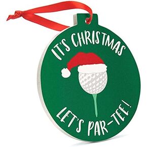 ChalkTalkSPORTS Golf Round Ceramic Ornament | Hole in One