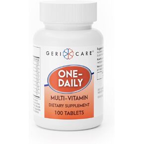 GeriCare One-Daily Multi-Vitamin Tablets Dietary Suplement (200 Count (Pack of 1))