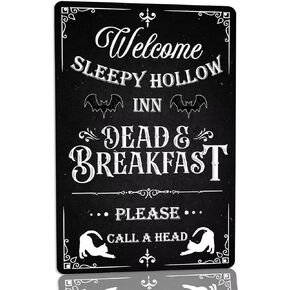 Salem's Witches Brew Cafe Metal Tin Sign Funny Vintage Witch Kitchen Decor Witch Coffee Sign for Home Cafe Farmhouse Halloween Party Wall Art Decor Sign 8x12 Inch