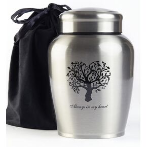 Up to 200lbs Cremation Urns for Human Ashes Adult Male Female 8.5 inch Large Decorative Urns Funeral Burial Keepsake for Men Women Mom&Dad Human Remains Ashes