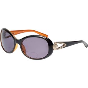 Calabria 828 Oversized Oval BiFocal Reading Sunglasses Polarized or Non-Polar Women Bi-Focal Sun Glasses Reader Chic Fashion